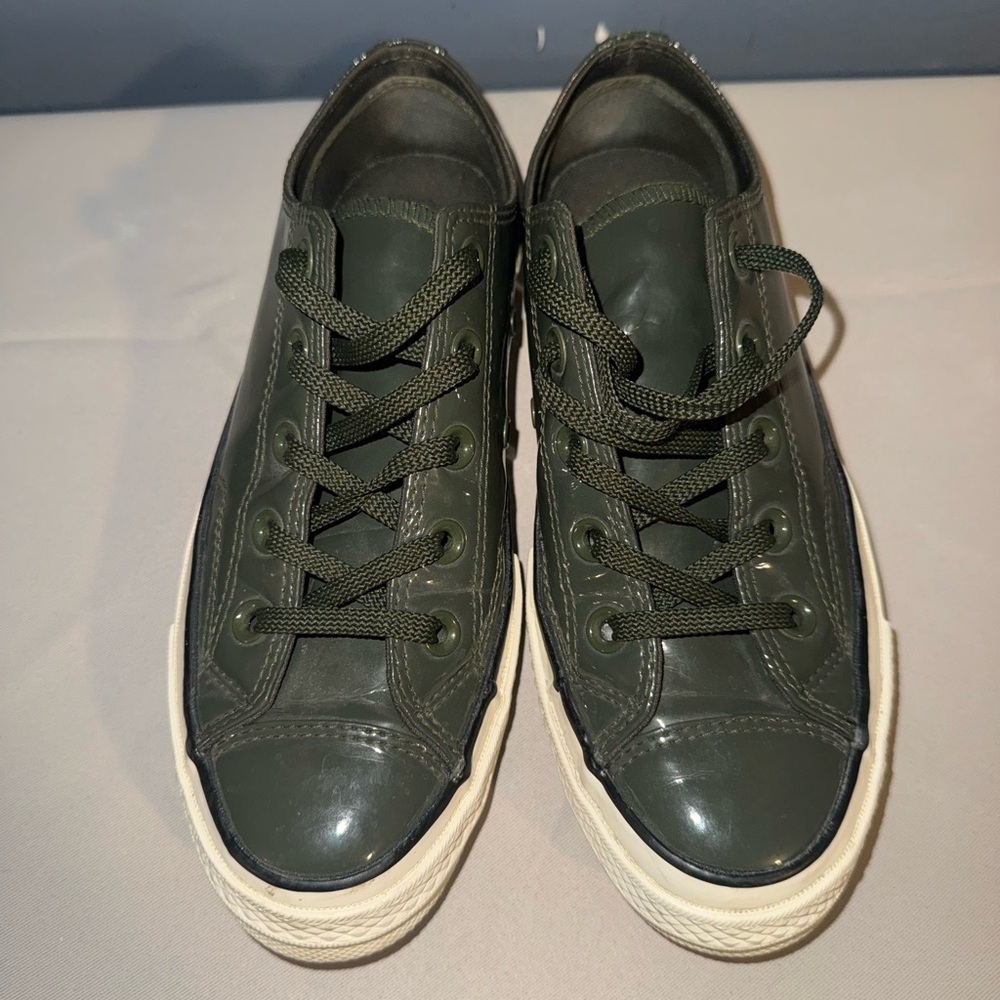 Converse Dark Green Low-Top Sneakers - Picture 4 of 6